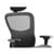 Stealth Shadow Ergo Posture Black Mesh Seat And Back Chair With Arms With Headrest