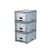 Fellowes Bankers Box System Storage Drawer Gry/White (Pack of 5) 01820