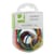 Q-Connect Rubber Bands Assorted Sizes Coloured 15g (Pack of 10) KF02032Q