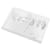 Esselte Pocket Landscape Top Opening Embossed A3 Clear (Pack of 10) 47182