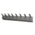 Acorn Hat and Coat Wall Rack with Concealed Fixings 8 Hooks 830x50x120mm Graphite Ref 319883