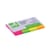 Q-Connect Quick Tabs 20x50mm 50 Tabs 4 Pads Neon (Pack of 200) KF01226