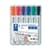 Staedtler Lumocolor 351 Drywipe Marker Assorted (Pack of 6) 351 WP6