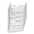 CEP Wall File 5 Compartment White/Crystal 154WHITE