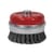 Wire Cup Brush Twist Knot 65mm M10x1.5, 0.50mm Steel Wire