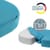 Leitz Ergo Cosy Seat Cushion 355x455x75mm Calm Blue 52840061