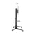 Manhattan TV & Monitor Mount, Trolley Stand, 1 screen, Screen Sizes: 70-120", Black, VESA 200x200 to 1000x600mm, Max 140kg, Height adjustable 1250 to 1600mm, Camera and AV shelves, Aluminium, LFD, Lifetime Warranty