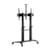 Manhattan TV & Monitor Mount, Trolley Stand, 1 screen, Screen Sizes: 70-120", Black, VESA 200x200 to 1000x600mm, Max 140kg, Height adjustable 1250 to 1600mm, Camera and AV shelves, Aluminium, LFD, Lifetime Warranty
