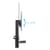Manhattan TV & Monitor Mount, Trolley Stand, 1 screen, Screen Sizes: 70-120", Black, VESA 200x200 to 1000x600mm, Max 140kg, Height adjustable 1250 to 1600mm, Camera and AV shelves, Aluminium, LFD, Lifetime Warranty
