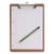 CONCEPT 9"x12.5" WOODEN CLIPBOARD