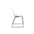 Lizzie Skid Chair White