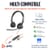 POLY Blackwire 3325 Stereo USB-C Headset +3.5mm Plug +USB-C/A Adapter
