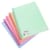 PREMTO PASTEL A4 160pg PP SPIRAL NOTEBOOK 5 ASST.