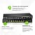 Zyxel GS1915-8EP Managed L2 Gigabit Ethernet (10/100/1000) Power over Ethernet (PoE) Black