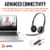 POLY Blackwire 3220 Stereo USB-C Headset +USB-C/A Adapter