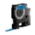 Dymo 40916 D1 LabelMaker Tape 9mm x 7m Black on Blue S0720710