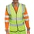 Beeswift High Visibility Waistcoat Full App G Saturn Yellow XL