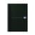 Oxford Card Cover Wirebound Notebook A4 Black (5 Pack) 100102931