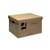 Q-Connect Storage Box 335x400x250mm Brown (Pack of 10) KF21665