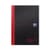 Black n' Red Casebound Ruled Recycled Hardback Notebook 192 Pages A5 (Pack of 5) 100080430