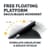 Fellowes Office Suites Microban Adjustable Footrest Black 8035001