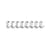 Fellowes 6mm Black Wire Binding Element (100 Pack) 53218