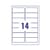 Avery Laser Labels 99.1x38.1 14 Per Sheet Clear (Pack of 350) L7563S
