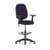 Eclipse Plus I Lever Task Operator Chair Tansy Purple Fully Bespoke Colour With Height Adjustable Arms with High Rise Draughtsman Kit