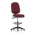 Eclipse Plus II Lever Task Operator Chair Ginseng Chilli Fully Bespoke Colour With High Rise Draughtsman Kit