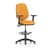Eclipse Plus II Lever Task Operator Chair Senna Yellow Fully Bespoke Colour With Height Adjustable Arms With High Rise Draughtsman Kit