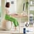Leitz Ergo Active Sitting Ball; Ergonomically Designed Desk Chair Alternative; 55cm Dia; Inc. Fabric Cover; Hand Air Pump & 2 x Plugs; Grey; 65410085