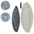 Leitz Ergo Active Sitting Ball; Ergonomically Designed Desk Chair Alternative; 55cm Dia; Inc. Fabric Cover; Hand Air Pump & 2 x Plugs; Grey; 65410085