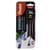 PENTEL CARD 3 K110 HYBRID DUAL METALLIC GEL PEN - GREEN PINK RED