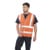 Portwest C370 Hi-Vis Mesh Band and Brace Vest Orange S/M