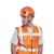 Portwest C496 Madrid Hi-Vis Half Mesh Executive Vest Yellow L
