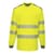 Portwest T185 PW3 Hi-Vis Cotton Comfort T-Shirt L/S Yellow/Navy L