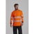 Portwest T185 PW3 Hi-Vis Cotton Comfort T-Shirt L/S Yellow/Navy L