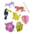 EMOTIONERY PKT.50 NOVELTY STICKERS - GO WILD ANIMALS