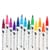 PENTEL BRUSH SIGN PEN TWIN TIP PALE ORANGE