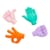 EMOTIONERY CARD 4 COOL HANDS NOVELTY ERASERS 2 ASST