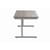 Office Rectangular Desk With Steel Single Upright Cantilever Frame 1200X800 Alaskan Grey Oak/Silver