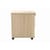 Mobile Under Desk Office Storage Unit 2 Drawers Canadian Oak
