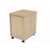 Mobile Under Desk Office Storage Unit 2 Drawers Canadian Oak