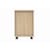 Mobile Under Desk Office Storage Unit 2 Drawers Canadian Oak