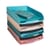 Exacompta Skandi Recycled Plastic Letter Trays Assorted (Pack of 4) 111606SETD