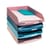 Exacompta Skandi Recycled Plastic Letter Trays Assorted (Pack of 4) 111606SETD