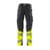 MASCOT Trousers with kneepad pockets 19179-511 ACCELERATE SAFE ULTIMATE STRETCH, water-repellent, suitable for Industrial wash dark navy/hi-vis yellow L35W36.5