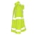 MASCOT Rain Jacket 50101-814 SAFE AQUA wind- and waterproof hi-vis yellow M