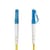 StarTech.com 2m (6.6ft) LC to LC (UPC) OS2 Single Mode Simplex Fiber Optic Cable, 9/125µm, 40G/100G, Bend Insensitive, Low Insertion Loss - LSZH Fiber Jumper Cord