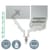 Leitz Ergo Space Saving Dual Monitor & Laptop Arm